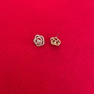 Chrystal rosette earrings